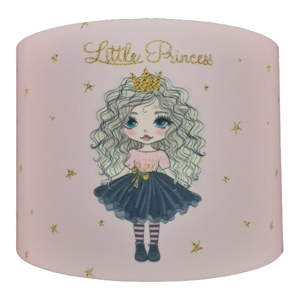 لوستر کودک مدل پرنسس کد 4021119 به همراه آباژور و چراغ خواب و ساعت