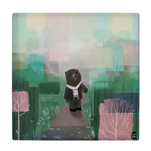 زیر لیوانی  طرح خرس کوچولو کد    6096763_5255