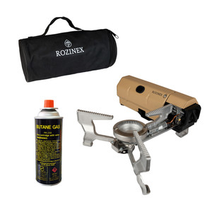 اجاق سفری روزینکس مدل خرچنگی همراه کیف و کپسول گاز