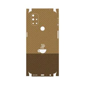 MAHOOT Minimal Cup of Coffee Icon-FullSkin Cover Sticker for OnePlus Nord N10 5G
