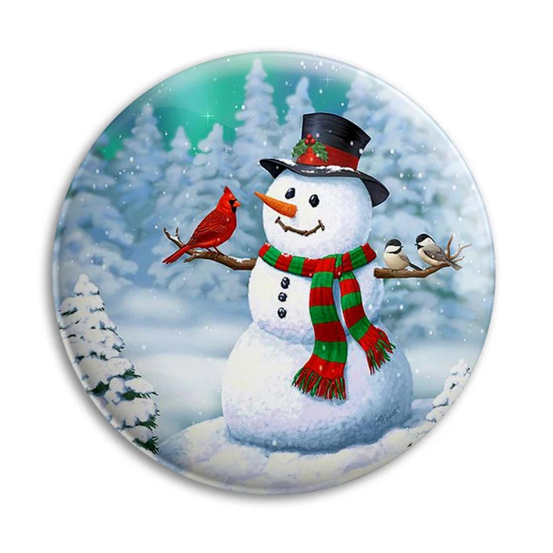 مگنت پرمانه طرح snowman کد pmag.25546