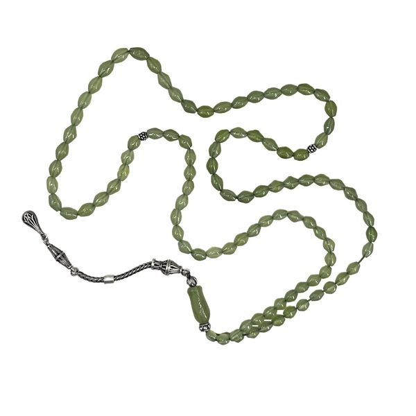 تسبیح نقره گالری ظهیرالدینی مدل شاه مقصود کد SHMG-011-101