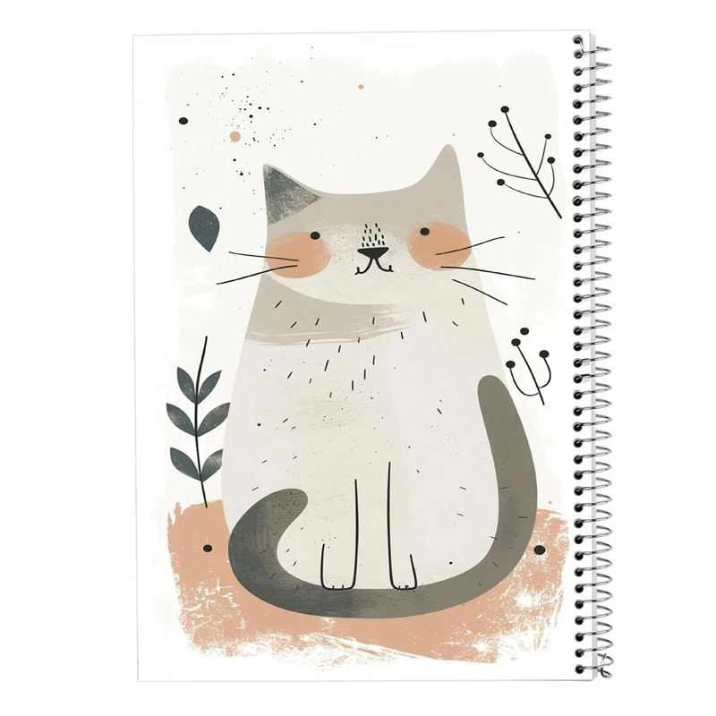 دفتر شطرنجی 50 برگ مدوپد طرح موجودات فانتزی کد DF17040