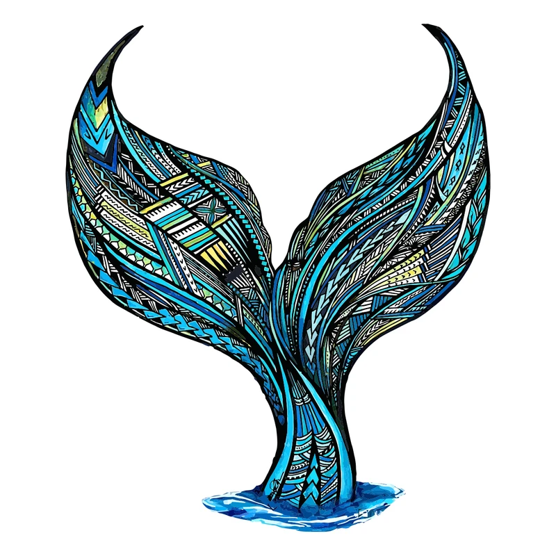 برچسب لپ تاپ پویا مارکت طرح پری دریایی کد 1243