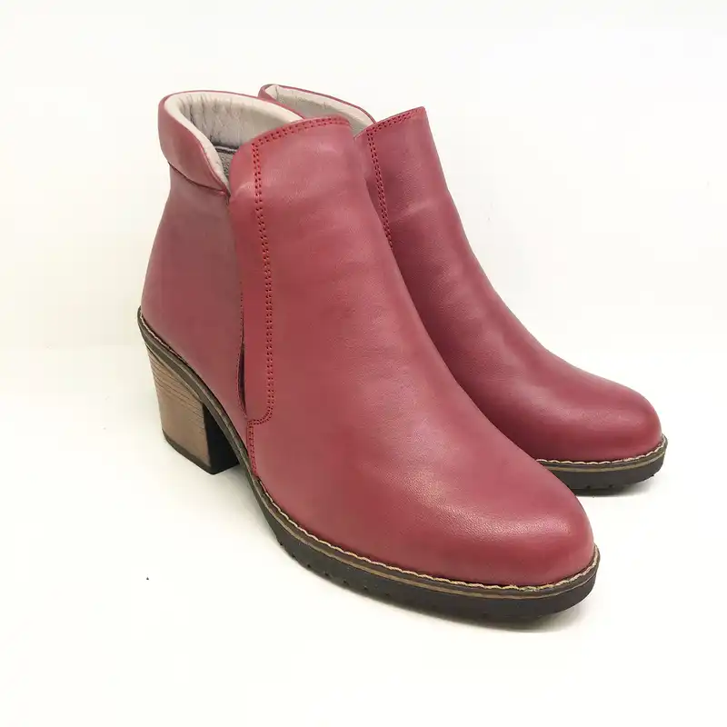 نیم بوت زنانه سرزمین چرم مدل 5207