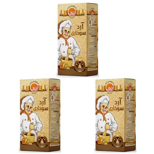 آرد سوخاری تردک - 250 گرم بسته 3 عددی