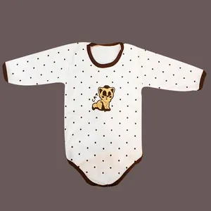 بادی آستین بلند نوزادی مدل Cat