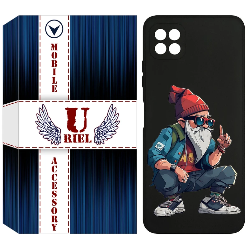 کاور یوریل مدل KSH کد 48 طرح پیرمرد مناسب برای گوشی موبایل سامسونگ Galaxy A22 5G