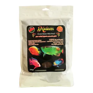 غذا رنگ ماهی مالاوی مدل گرانولی کد 3002 وزن 500 گرم
