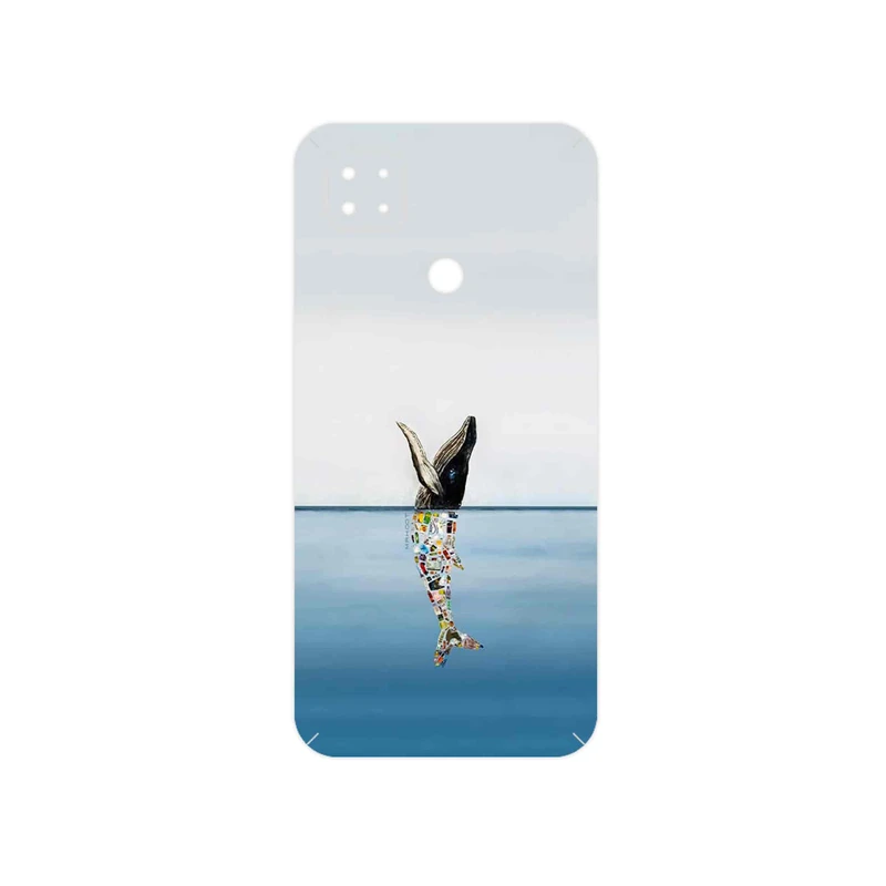 برچسب پوششی ماهوت مدل Collage of Sea Trash مناسب برای گوشی موبایل شیائومی Poco C31