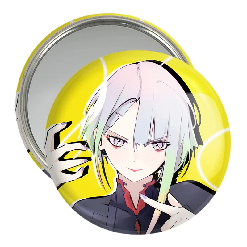 آینه جیبی خندالو مدل لوسی انیمه سایبرپانک کد 23985