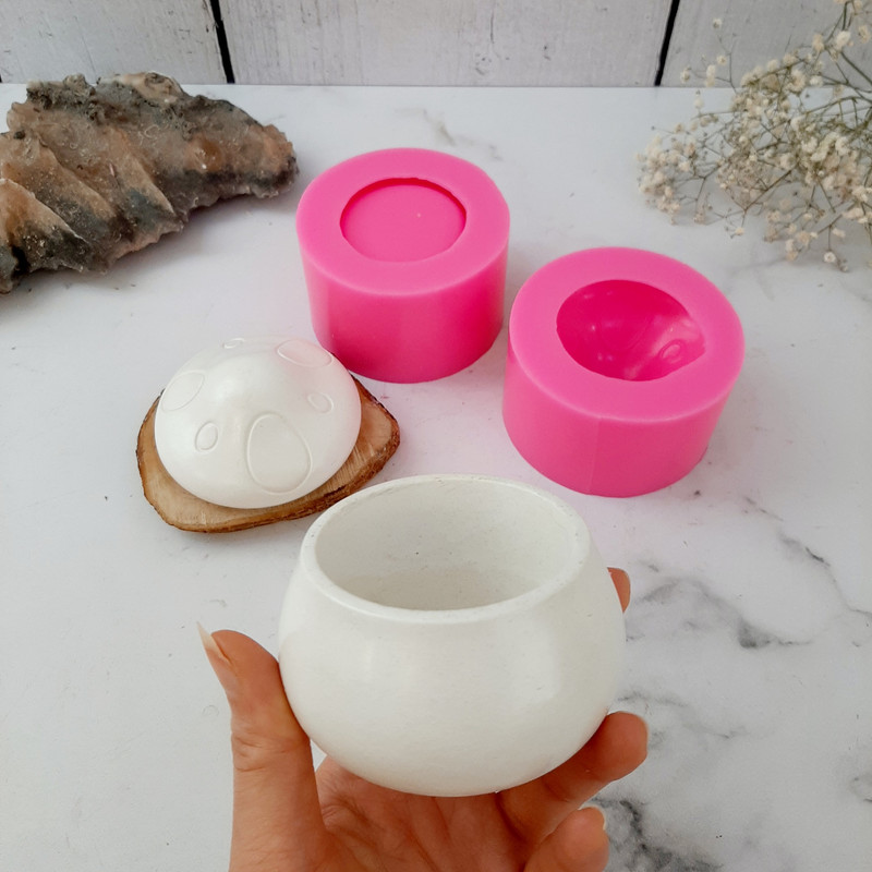 قالب سیلیکونی مدل بانکه طرح قارچ مجموعه 2 عددی