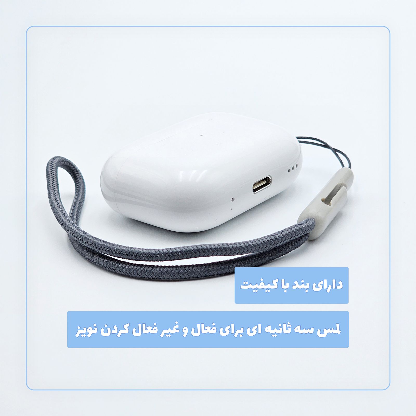 هدفون بلوتوثی ریمکس مدل  AirPods Pro 2nd Type-C -  - 14