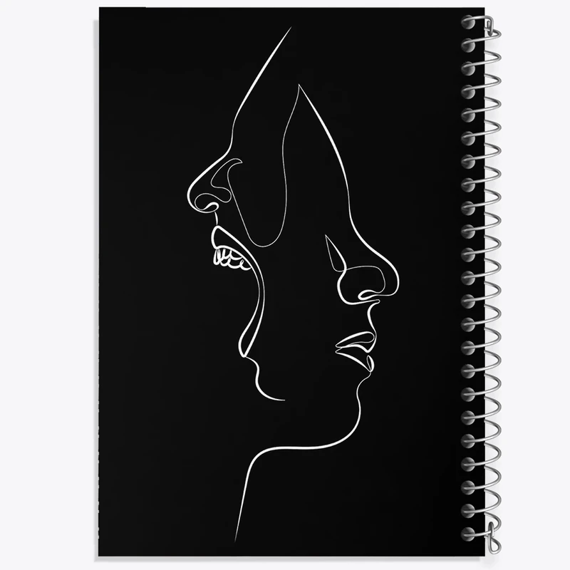 دفتر ژورنال نویسی 50 برگ خندالو مدل نقطه ای طرح فریاد کد F1661