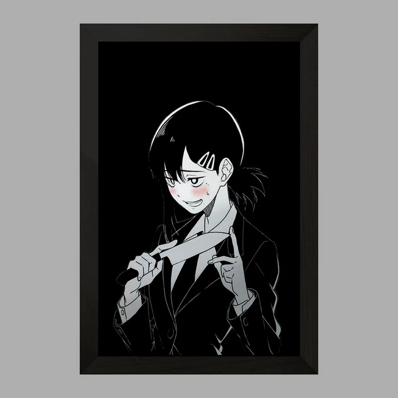 تابلو خندالو مدل ریزه انیمه مرد اره ای Chainsaw Man  کد 17863