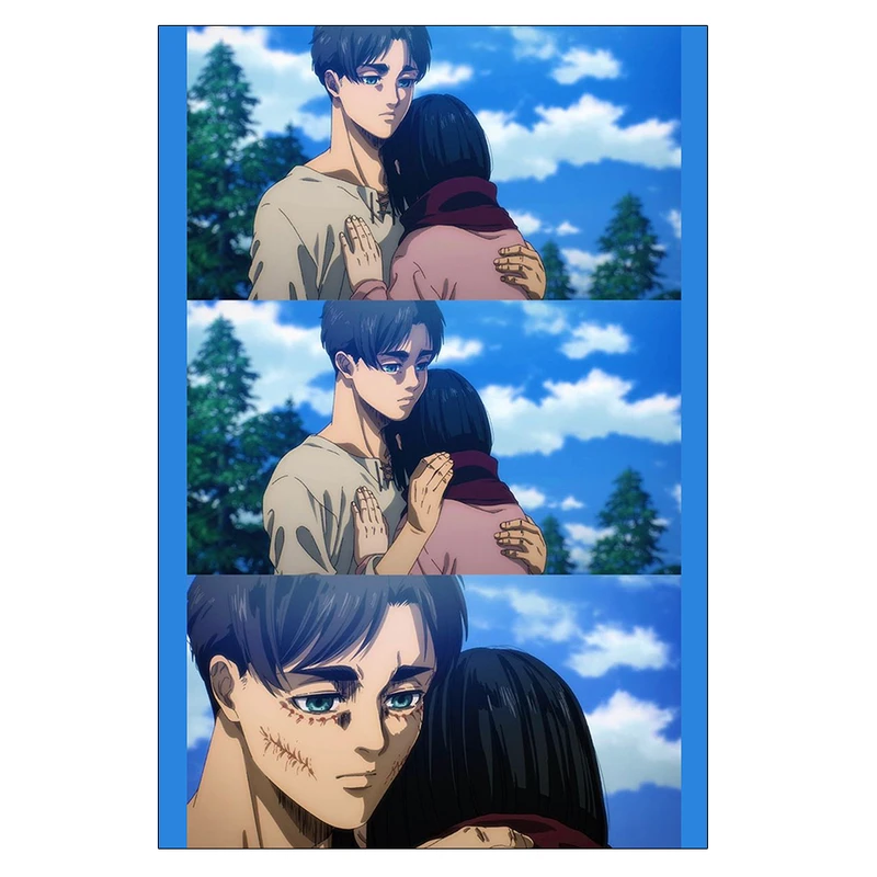 پوستر مدل ارن ییگر Eren yeager طرح انیمه Attack on titan کد 169