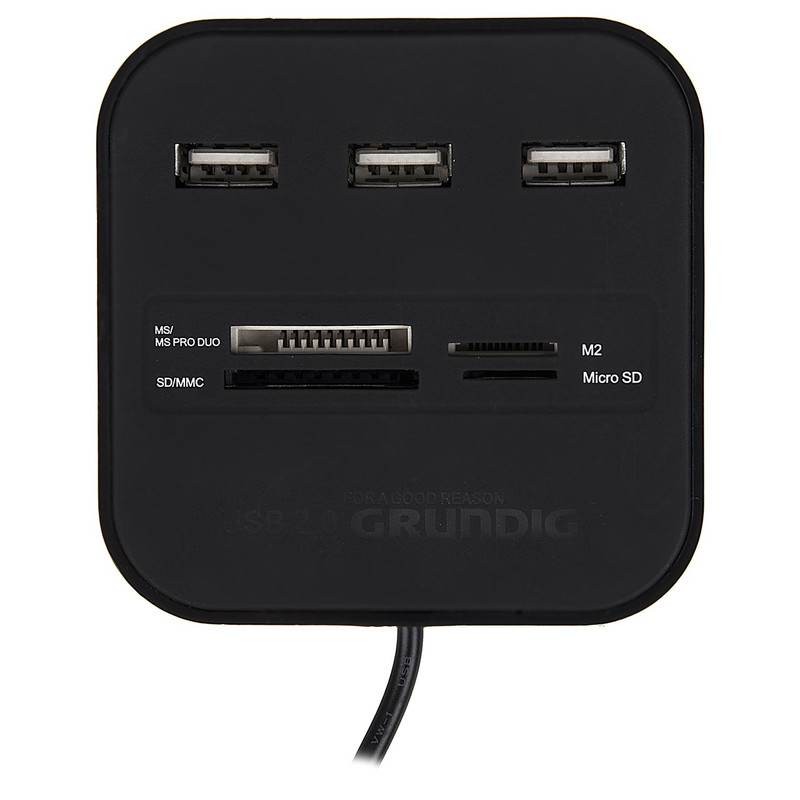 هاب USB و کارت‌ خوان حافظه گروندیگ مدل 51594