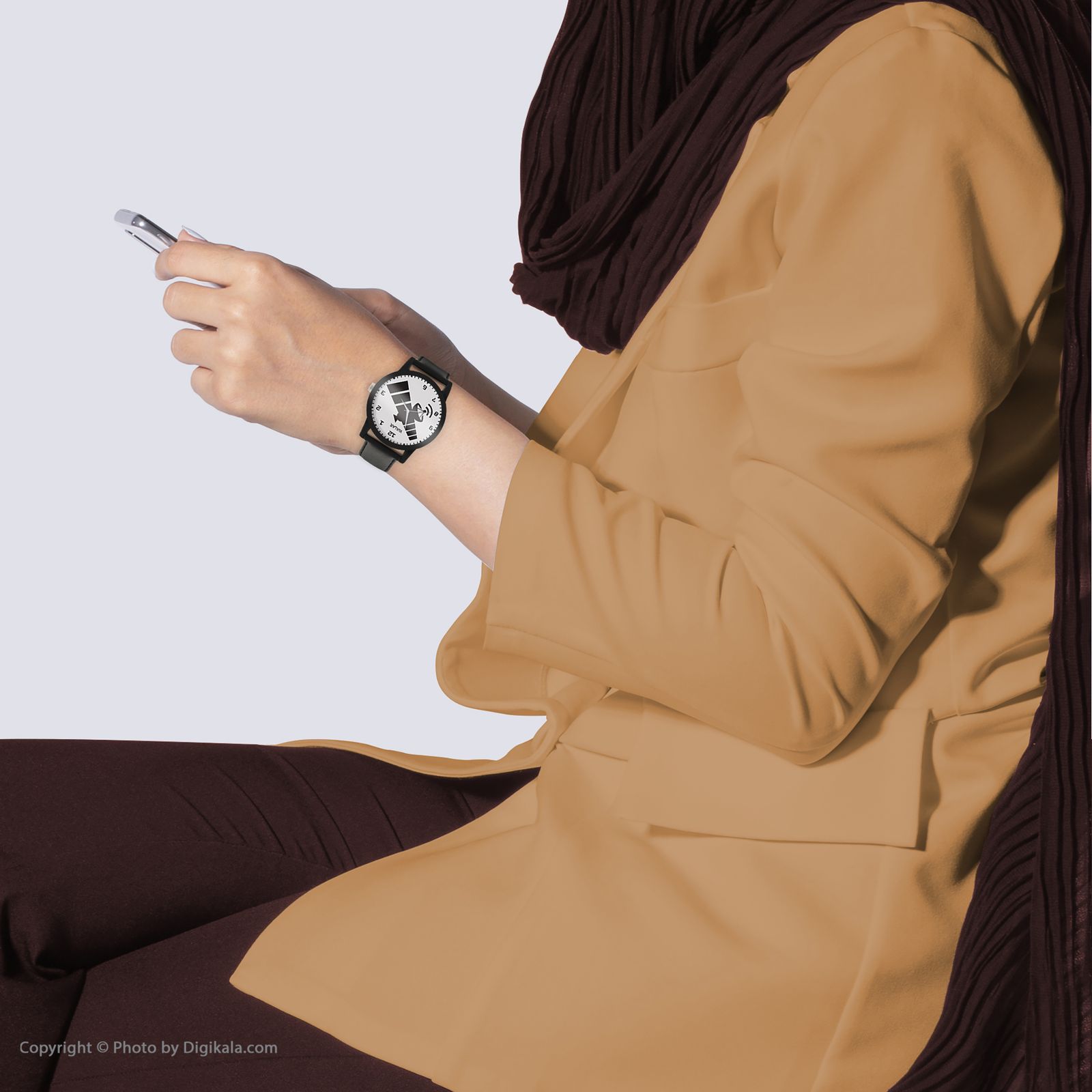 ساعت مچی عقربه ای زنانه و مردانه والار طرح هوافضا کد LF2581 -  - 6