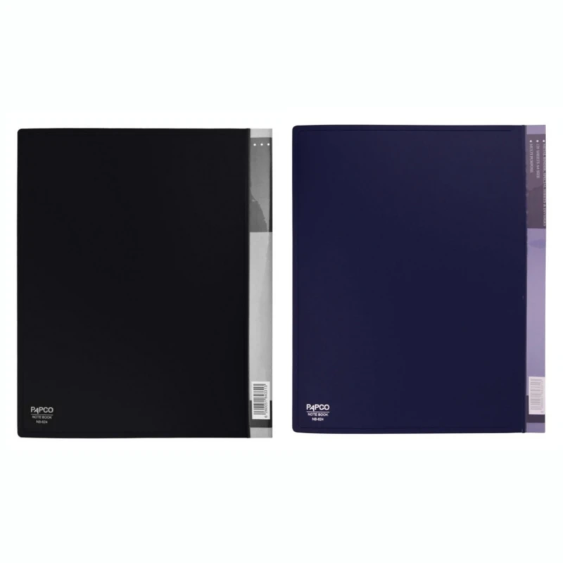 دفتر کلاسوری ۱۲۰ برگ پاپکو مدل A4-624 بسته ۲ عددی 