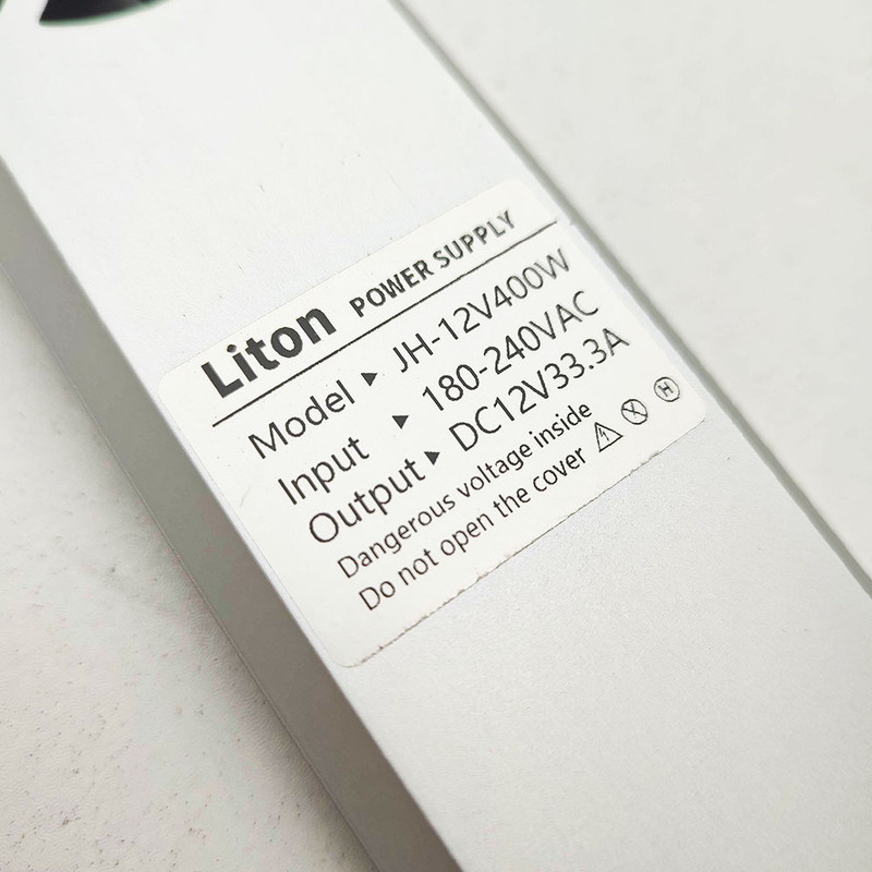 آداپتور سوئیچینگ 12 ولت 33.3 آمپر لیتون مدل JH-12v 400W اسلیم آداپتور سوئیچینگ 12 ولت 33.3 آمپر لیتون مدل JH-12v 400W اسلیم
