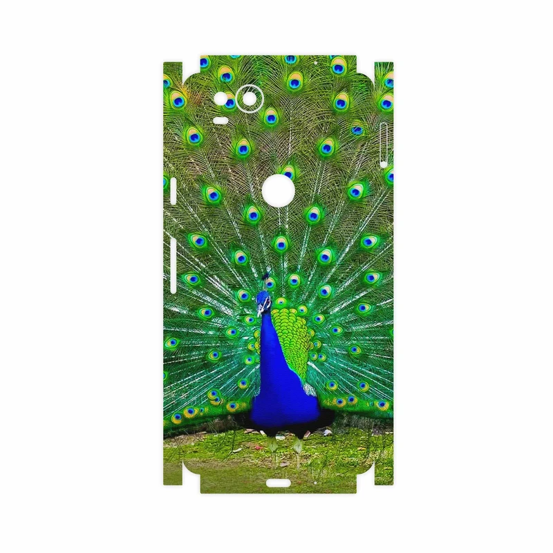 برچسب پوششی ماهوت مدل Peacock-FullSkin مناسب برای گوشی موبایل گوگل Pixel 2