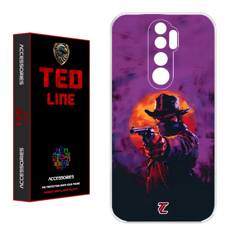 کاور تدلاین طرح رد دد ریدمپشن کد 1195 مناسب برای گوشی موبایل شیائومی Redmi Note 8 Pro