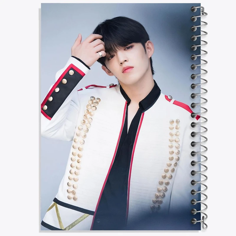 دفتر ژورنال نویسی 50 برگ خندالو مدل نقطه ای طرح اس کوپس گروه سونتین Seventeen کد 21558