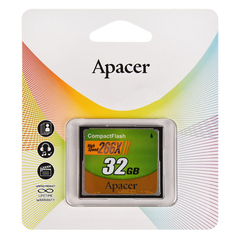 کارت حافظه CF اپیسر مدل High Speed سرعت 266X ظرفیت 32 گیگابایت
