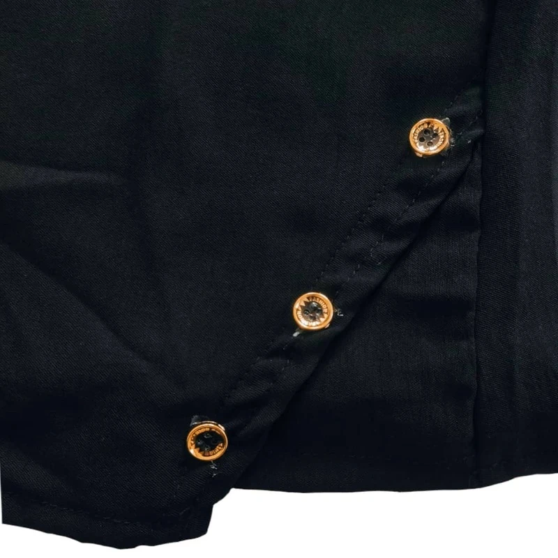 عکس شماره 2 : تونیک دخترانه مدل ابروبادی طرح گل مروارید کد 704