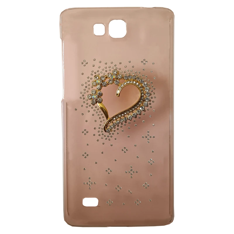 کاور مدل Clear PC کد 6-0 طرح قلب مناسب برای گوشی موبایل هوآوی G615