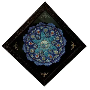 بشقاب میناکاری کد B251184