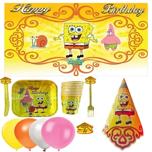 مجموعه 81 عددی تم تولد مسترتم طرح باب اسفنجی پلاس