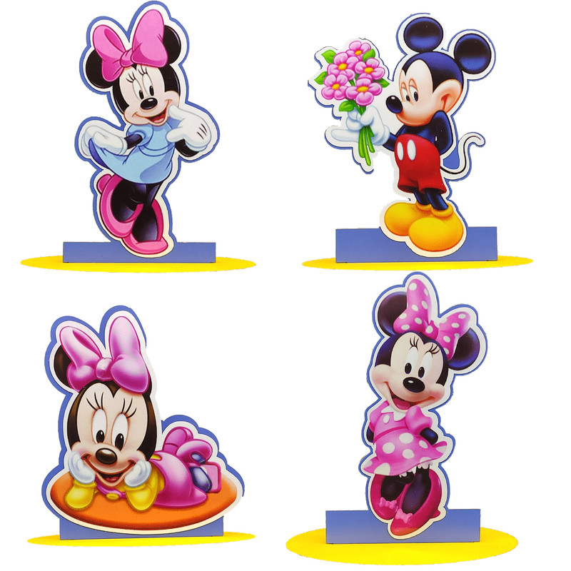استند رومیزی تولد طرح ميكي موس مجموعه 4 عددي
