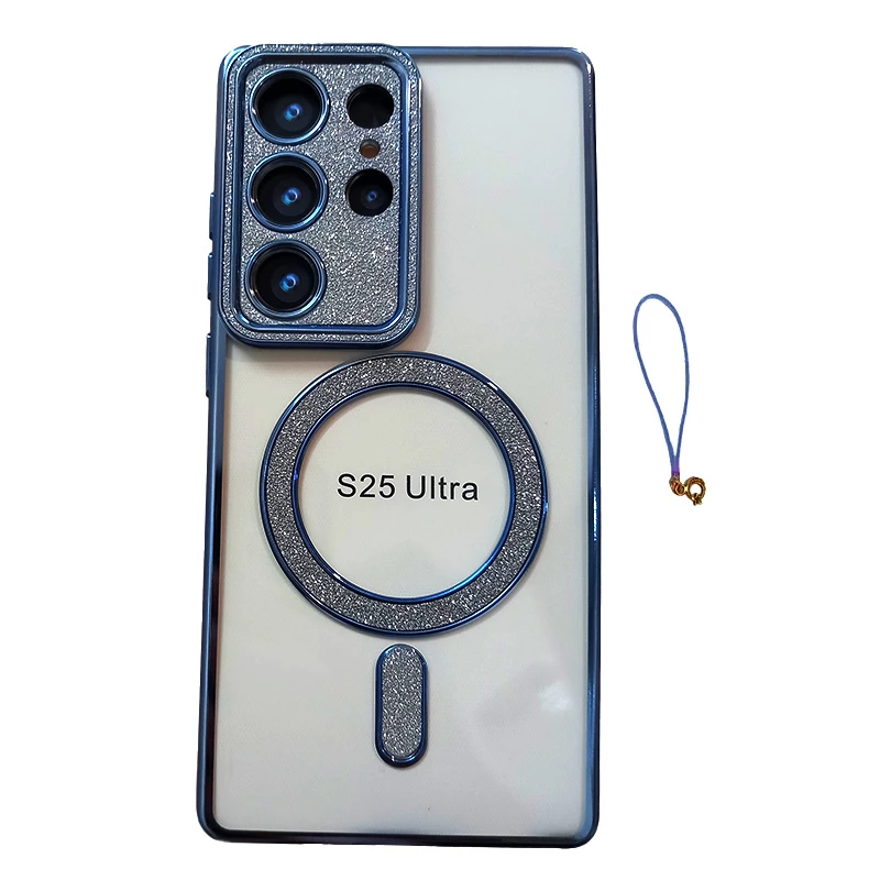 کاور ایکس قاب کد Shiny*s25ultra مناسب برای گوشی موبایل سامسونگ Galaxy S25 Ultra به همراه آویز