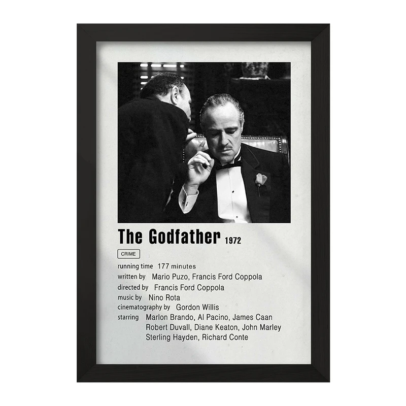 تابلو خندالو مدل پدر خوانده (The God Father) کد F11307