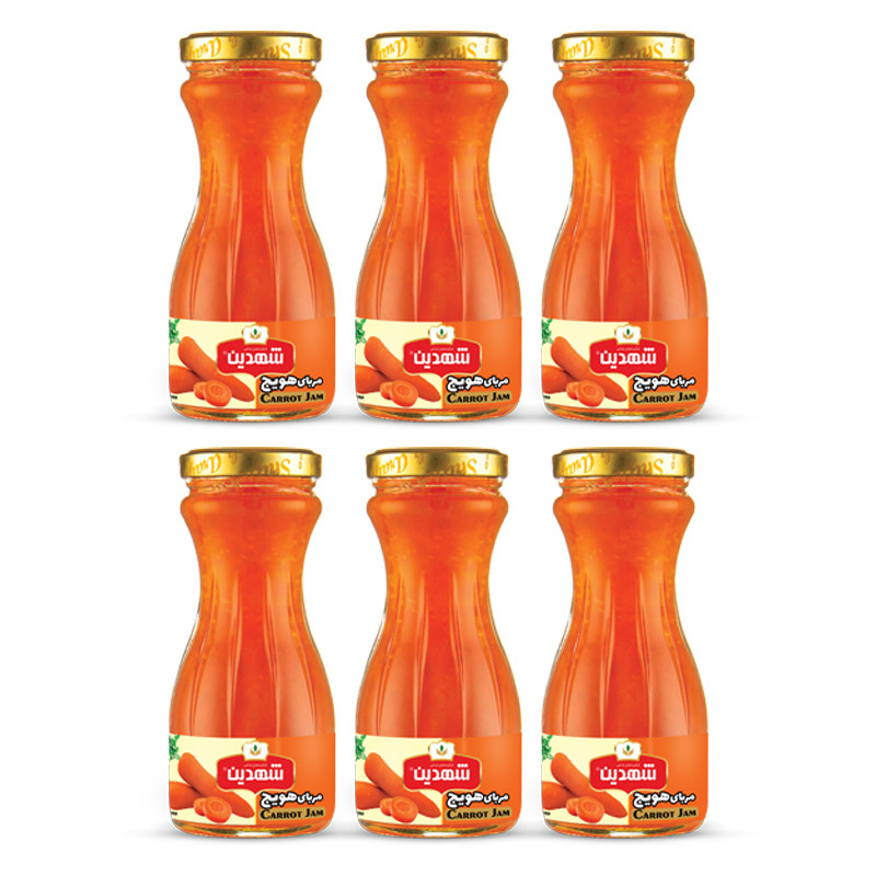 مربا هویچ شهدین - 930 گرم بسته 6 عددی