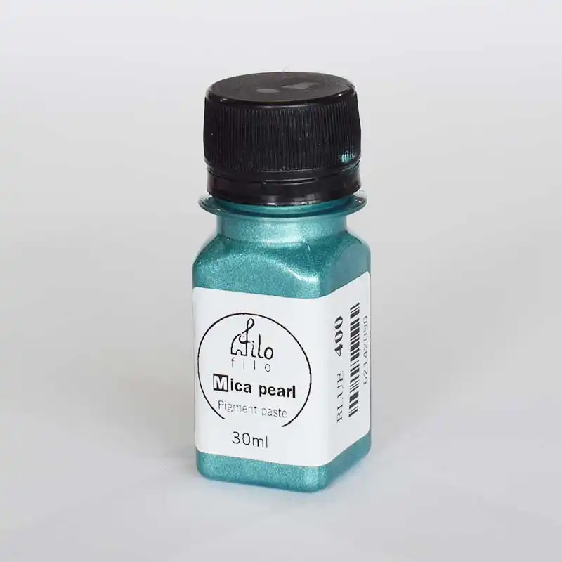 رنگ خمیری رزین اپوکسی فیلو مدل صدفی حجم 30 میلی لیتر بسته 8 عددی