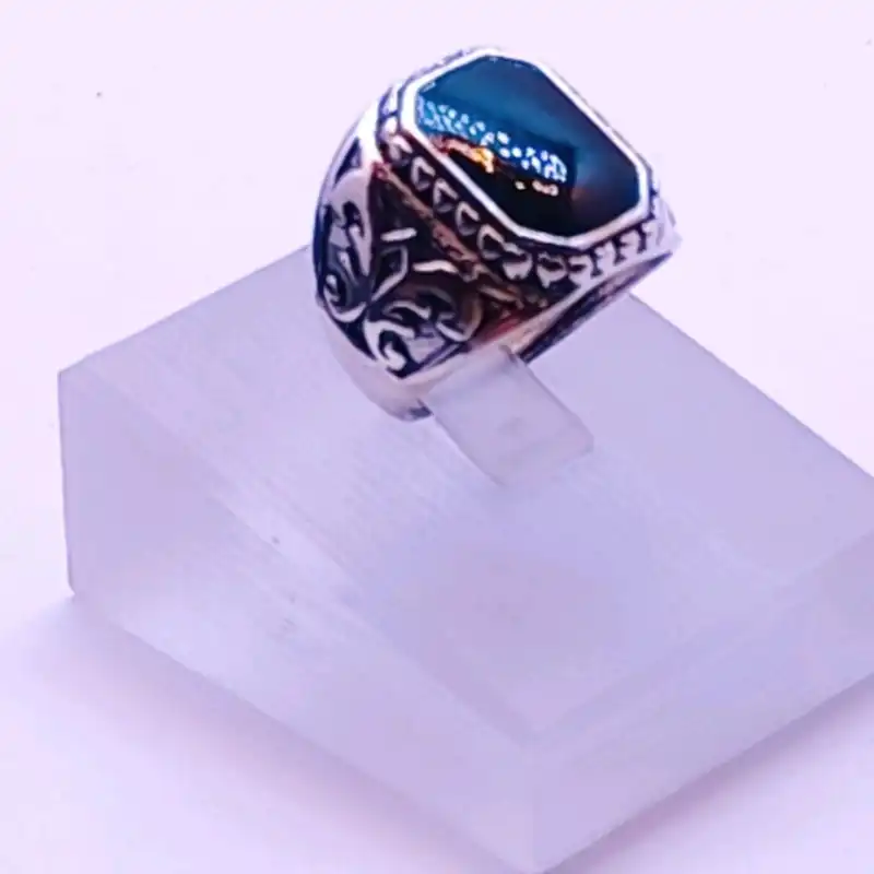 انگشتر مردانه مدل نگین کد AG1413