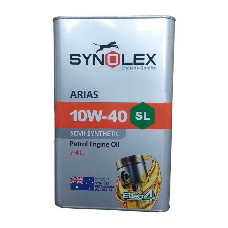 روغن موتور سینولکس مدل 10W-40 SL حجم 4 لیتر
