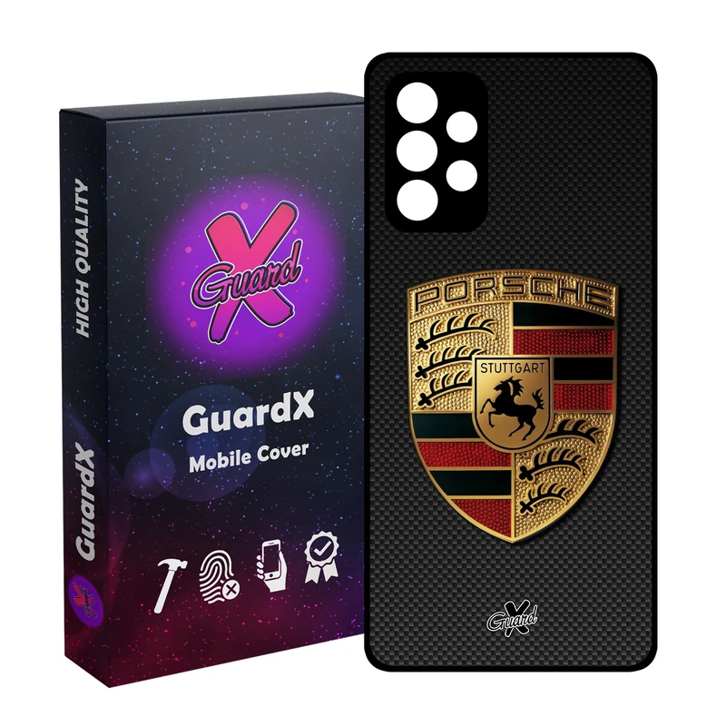 کاور گارد ایکس طرح Porsche مدل Glass10064 مناسب برای گوشی موبایل سامسونگ Galaxy A32 4G