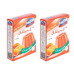 پودر ژله پرتقال سبزفام - 100 گرم بسته 2 عددی