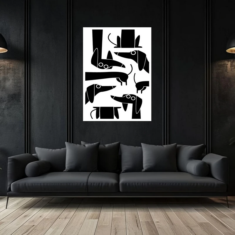 تابلو بکلیت طرح فانتزی دکوری هنری و مدرن مدل W-bu5354