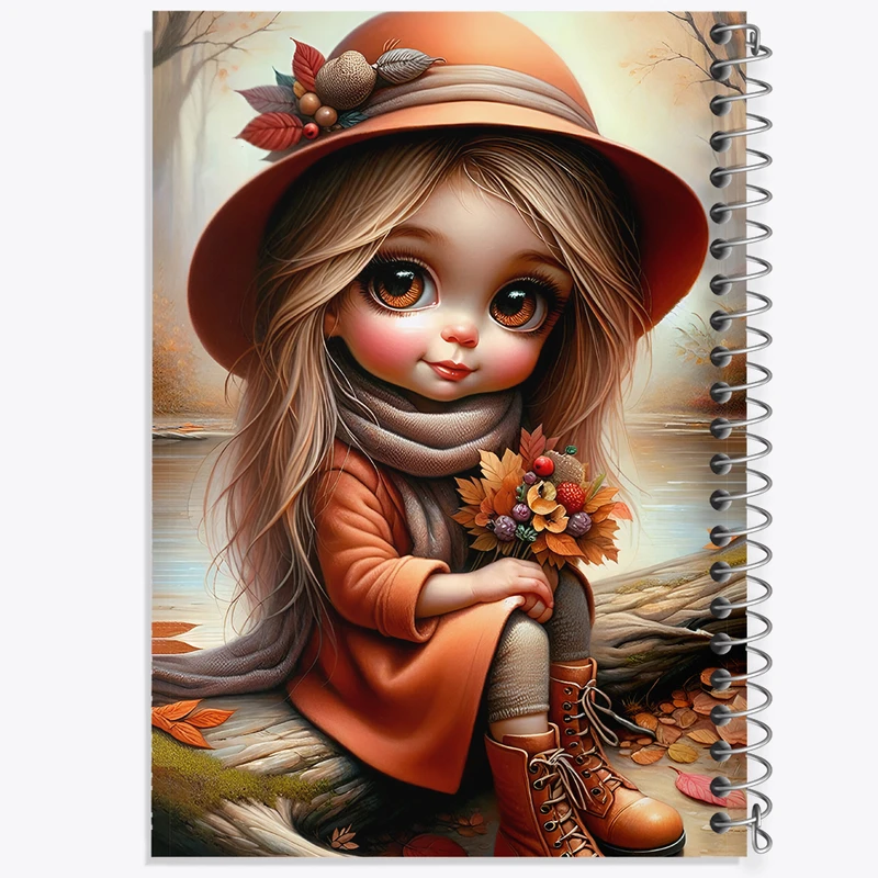 دفتر مشق 100 برگ خندالو طرح دخترانه کد N4881