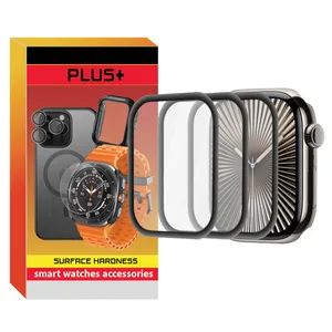 محافظ صفحه نمایش پلاس مدل Pmma-PL مناسب برای اپل واچ سری 10 سایز 42 میلی متری بسته سه عددی