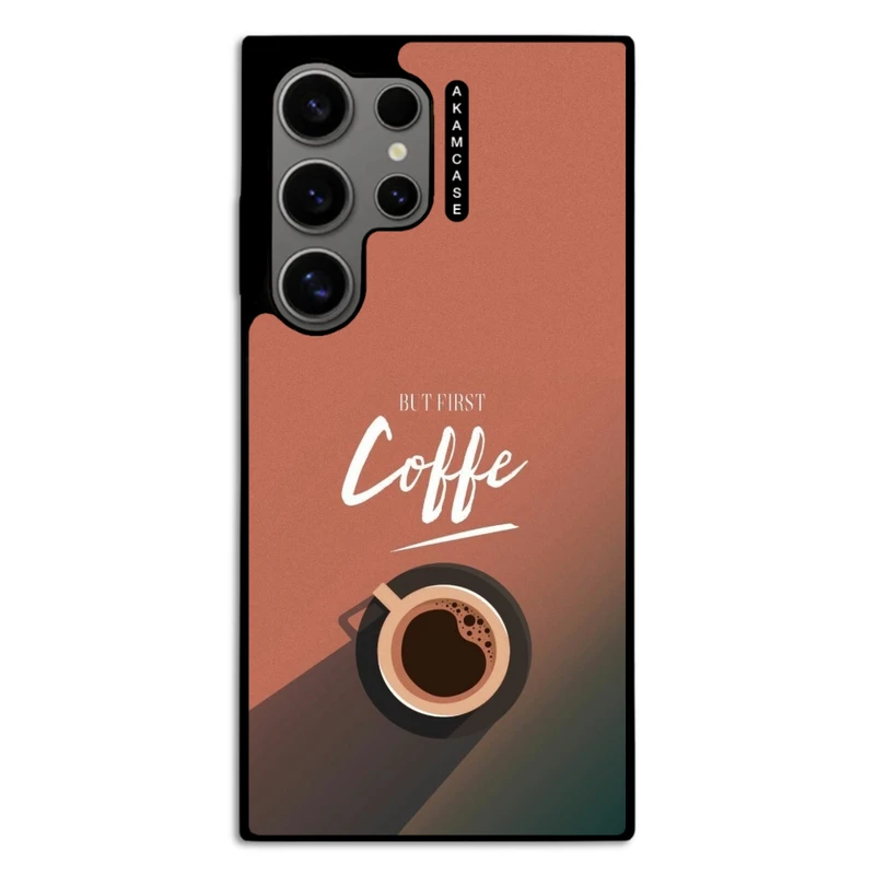 کاور آکام مدل AMC-WSGS24U-COFFEE-6 مناسب برای گوشی موبایل سامسونگ Galaxy S24 Ultra