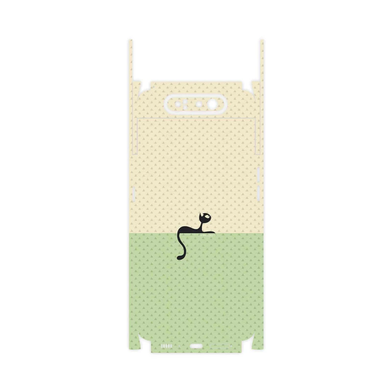 برچسب پوششی ماهوت مدل Minimal Internet Cat Icon-FullSkin مناسب برای گوشی موبایل سامسونگ Galaxy A80