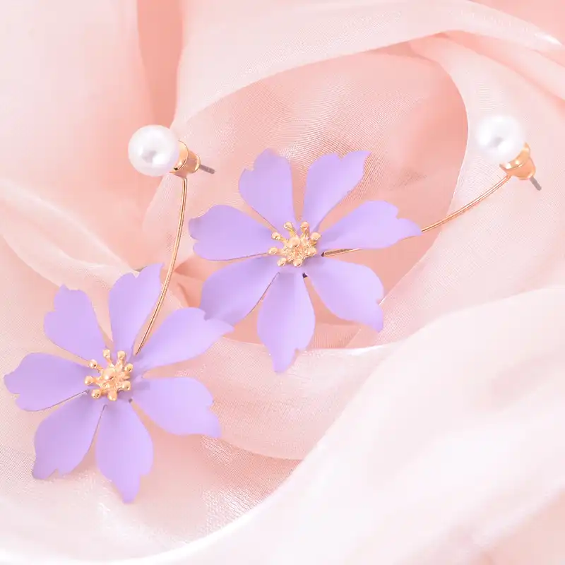 گوشواره زنانه مدل گل کدGO1567