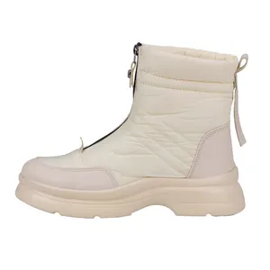 نیم بوت زنانه مدل کاپشنی جلو زیپی کد 526