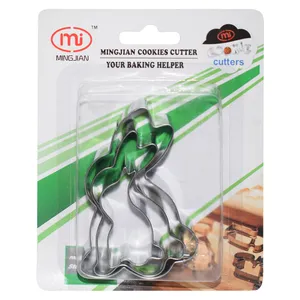 کاتر شیرینی و بیسکوییت کوکی کاتر مدل Rabbit بسته 3 عددی