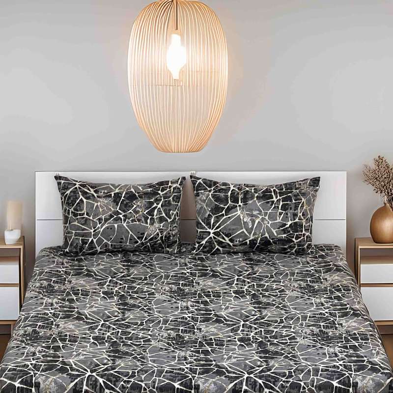 سرویس ملحفه دو نفره 3 تکه مانیکاهوم مدل شنتیا پلاس